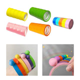 Maxbell 5 Pieces Sticky Ball Tapes DIY Crafts Supplies Sensory Toy for Kids yellow