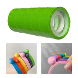 Maxbell 5 Pieces Sticky Ball Tapes DIY Crafts Supplies Sensory Toy for Kids green