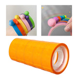 Maxbell 5 Pieces Sticky Ball Tapes DIY Crafts Supplies Sensory Toy for Kids orange