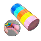 Maxbell 5 Pieces Sticky Ball Tapes DIY Crafts Supplies Sensory Toy for Kids colorful
