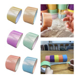 Maxbell Sticky Ball Rolling Tape Decorative Funny for Children Adults Birthday Gift Yellow