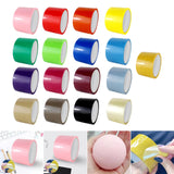 Maxbell Sticky Ball Rolling Tape Decorative Accessory Relaxing for Kids Home Adult Pink