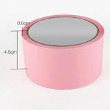 Maxbell Sticky Ball Rolling Tape Decorative Accessory Relaxing for Kids Home Adult Pink