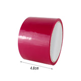 Maxbell Sticky Ball Rolling Tape Decorative Accessory Relaxing for Kids Home Adult Light Red