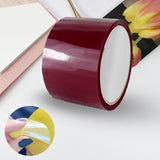 Maxbell Sticky Ball Rolling Tape Decorative Accessory Relaxing for Kids Home Adult Deep Red