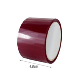 Maxbell Sticky Ball Rolling Tape Decorative Accessory Relaxing for Kids Home Adult Deep Red