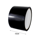 Maxbell Sticky Ball Rolling Tape Decorative Accessory Relaxing for Kids Home Adult Black