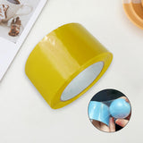 Maxbell 30M Sticky Ball Rolling Tape Crafts Relaxing Decorative for Kids Adult Home Yellow