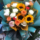 Maxbell 20x Flower Wrapping Paper Waterproof Jelly Film Equipment Decor for Bouquet Black