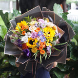 Maxbell 20x Flower Wrapping Paper Waterproof Jelly Film Equipment Decor for Bouquet Black