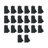 Maxbell 20x Flower Wrapping Paper Waterproof Jelly Film Equipment Decor for Bouquet Black