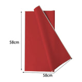 Maxbell 20x Flower Wrapping Paper Waterproof Jelly Film Equipment Decor for Bouquet Red