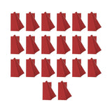 Maxbell 20x Flower Wrapping Paper Waterproof Jelly Film Equipment Decor for Bouquet Red