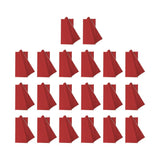 Maxbell 20x Flower Wrapping Paper Waterproof Jelly Film Equipment Decor for Bouquet Red