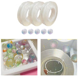 Maxbell Creative Sticky Ball Tape Crafts Toys Relaxing DIY for Kids Children Adult 3 Tape 5 Glass Balls