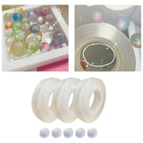 Maxbell Creative Sticky Ball Tape Crafts Toys Relaxing DIY for Kids Children Adult 3 Tape 5 Glass Balls