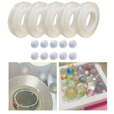 Maxbell Creative Sticky Ball Tape Crafts Toys Relaxing DIY for Kids Children Adult 5Tape 10 Glass Balls