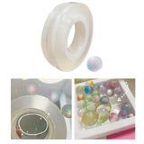 Maxbell Creative Sticky Ball Tape Crafts Toys Relaxing DIY for Kids Children Adult 1 Tape 1 Glass Balls