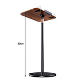 Maxbell Wooden Book Stand Free Standing Metal Support Stable Base for Home Office