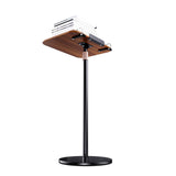 Maxbell Wooden Book Stand Free Standing Metal Support Stable Base for Home Office