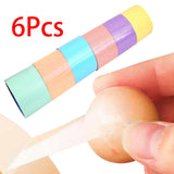 Maxbell 6Pcs Sticky Ball Tape Adhesive Transparent Crafts for Adult Kids Home