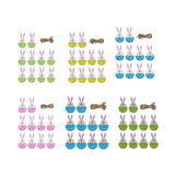 Maxbell 10x Easter Hanging Pendants Door Hanging Ornament Decoration Wall Hanging Green