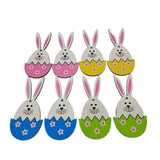 Maxbell 10x Easter Hanging Pendants Door Hanging Ornament Decoration Wall Hanging Green