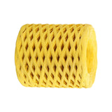Maxbell 218.72yd Raffia Paper Ribbon Decor for Weaving Gift Wrapping DIY Craft Yellow