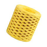 Maxbell 218.72yd Raffia Paper Ribbon Decor for Weaving Gift Wrapping DIY Craft Yellow