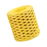 Maxbell 218.72yd Raffia Paper Ribbon Decor for Weaving Gift Wrapping DIY Craft Yellow