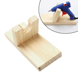Maxbell Hot Melt Glue Gun Support Stand Easy to Intall Glue Gun Base for Accessories 22x9.5cm