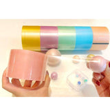 Maxbell Sticky Ball Rolling Tape Educational Toys for Children Scrapbook Accessories 6cm Pearlescent