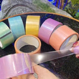 Maxbell Sticky Ball Rolling Tape Educational Toys for Children Scrapbook Accessories 6cm Pearlescent