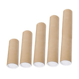 Maxbell Long cardboard with Caps Mailing Tube for Paintings Document Shipping 30cm