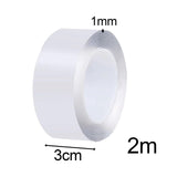 Maxbell Blow Bubbles Double Sided Tape Adhesive DIY Crafting Transparent Color 1mmx3cmx2m