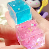 Maxbell Double Sided Tape Transparent Tape 3cm Width for Ball Making Sensory Toy 1mmx3cmx5meters