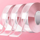 Maxbell Double Sided Tape Transparent Tape 3cm Width for Ball Making Sensory Toy 1mmx3cmx5meters