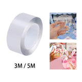 Maxbell Nano Tape High Sticky Double Sided for Classroom DIY Craft Blowing Bubble 300cm