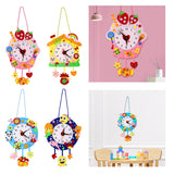 Maxbell DIY Wall Clock Handmade Material Kit Montessori Educational Toys for Baby Ice Cream