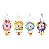 Maxbell DIY Wall Clock Handmade Material Kit Montessori Educational Toys for Baby Ice Cream