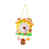 Maxbell DIY Wall Clock Handmade Material Kit Montessori Educational Toys for Baby House