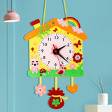 Maxbell DIY Wall Clock Handmade Material Kit Montessori Educational Toys for Baby House