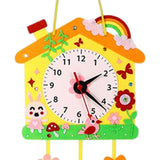 Maxbell DIY Wall Clock Handmade Material Kit Montessori Educational Toys for Baby House