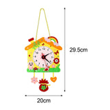 Maxbell DIY Wall Clock Handmade Material Kit Montessori Educational Toys for Baby House