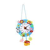 Maxbell DIY Wall Clock Handmade Material Kit Montessori Educational Toys for Baby Animal