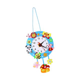 Maxbell DIY Wall Clock Handmade Material Kit Montessori Educational Toys for Baby Animal