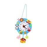 Maxbell DIY Wall Clock Handmade Material Kit Montessori Educational Toys for Baby Animal