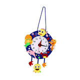 Maxbell DIY Wall Clock Handmade Material Kit Montessori Educational Toys for Baby Sea World