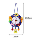 Maxbell DIY Wall Clock Handmade Material Kit Montessori Educational Toys for Baby Sea World