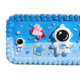 Maxbell Cute DIY Pencil Case Pencil Box Set for Kids Durable Accessory Handicrafts Astronaut
